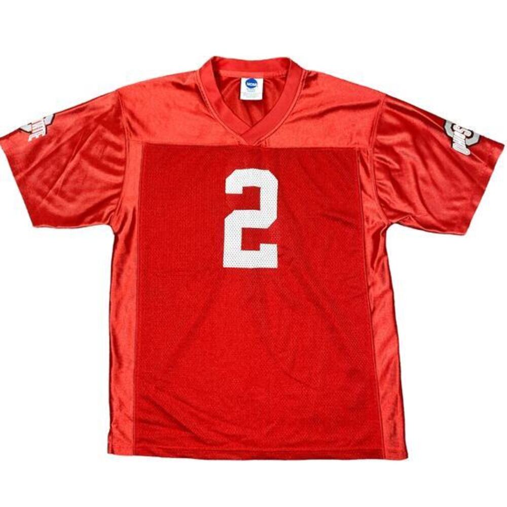 Ohio State Football Jersey Youth Large (14/16) Buckeyes #2 Red/Home Big 10 Boys
